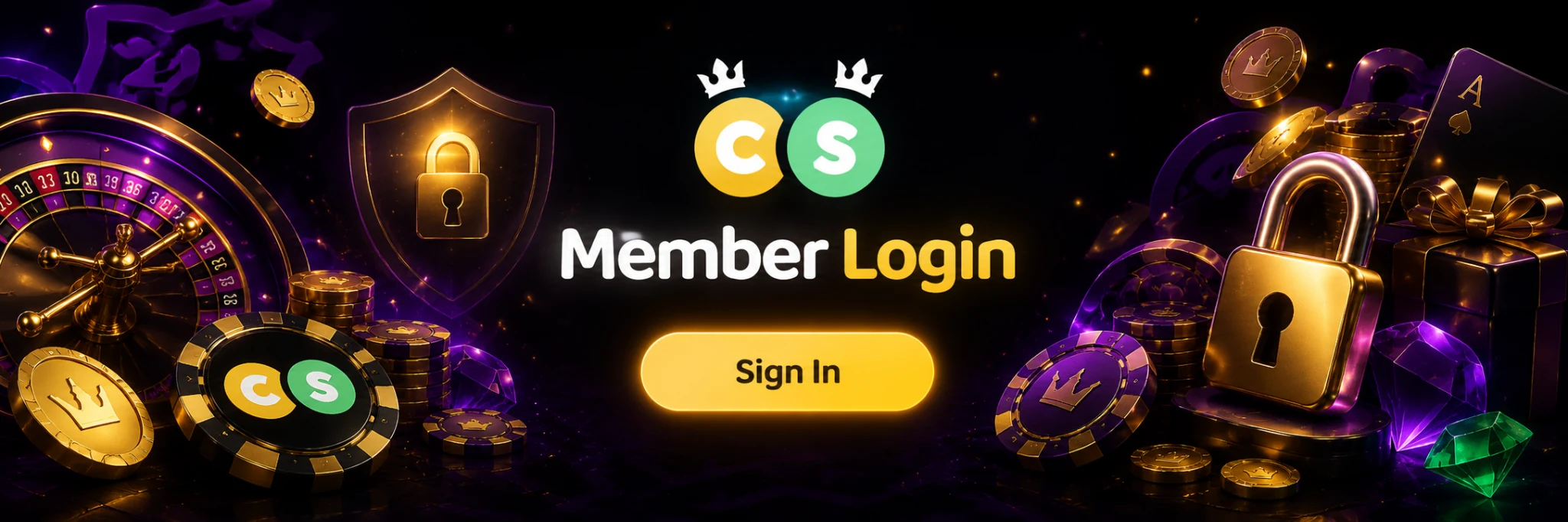 CrownCoins Casino member login